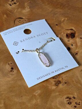 Kendra Scott Rose Quartz Pendant Necklace